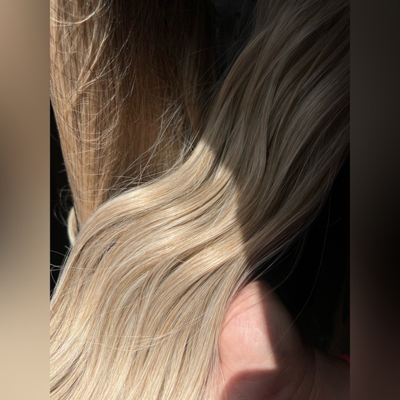 20 In Clip In light Blonde 18/613 Curly Long Hair Extensions For Thick p… - Picture 8 of 8